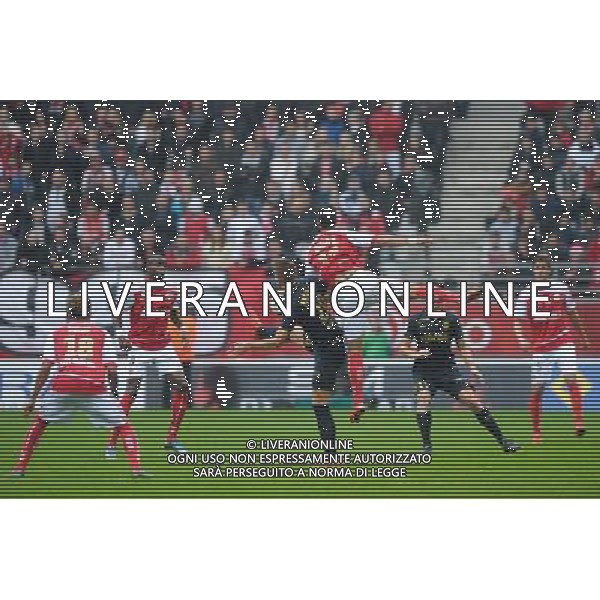 Diego Rigonato Rodrigues / Mario Pasalic - 25.10.2015 - Reims / Monaco - 11eme journee de Ligue 1 Photo : Andre Ferreira / Icon Sport /AGENZIA ALDO LIVERANI SAS - Italy Only editorial use only