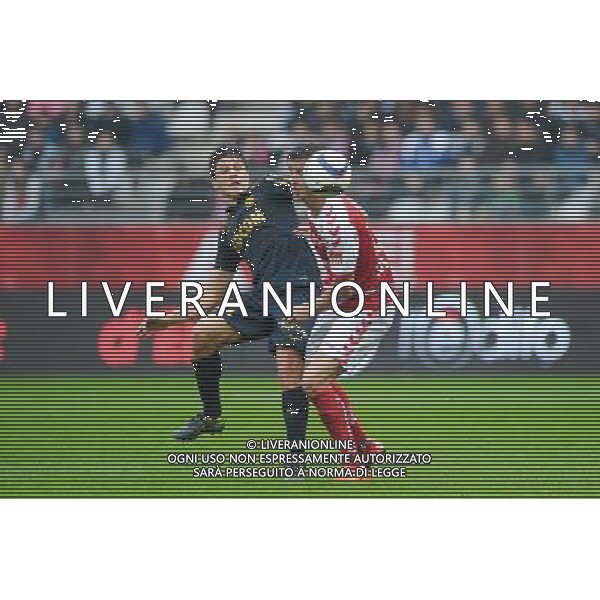 Guido Carrillo / Anthony Weber - 25.10.2015 - Reims / Monaco - 11eme journee de Ligue 1 Photo : Andre Ferreira / Icon Sport /AGENZIA ALDO LIVERANI SAS - Italy Only editorial use only