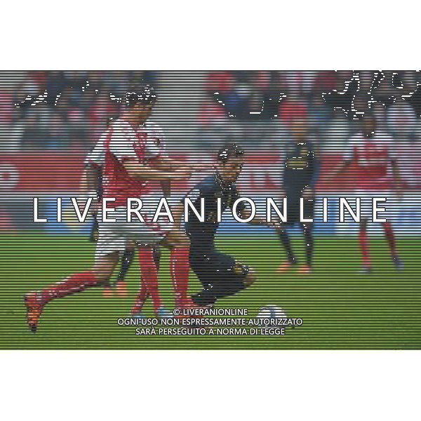 Bernardo Silva / Anthony Weber - 25.10.2015 - Reims / Monaco - 11eme journee de Ligue 1 Photo : Andre Ferreira / Icon Sport /AGENZIA ALDO LIVERANI SAS - Italy Only editorial use only