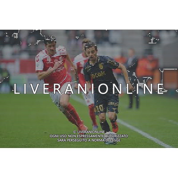 Bernardo Silva / Anthony Weber - 25.10.2015 - Reims / Monaco - 11eme journee de Ligue 1 Photo : Andre Ferreira / Icon Sport /AGENZIA ALDO LIVERANI SAS - Italy Only editorial use only