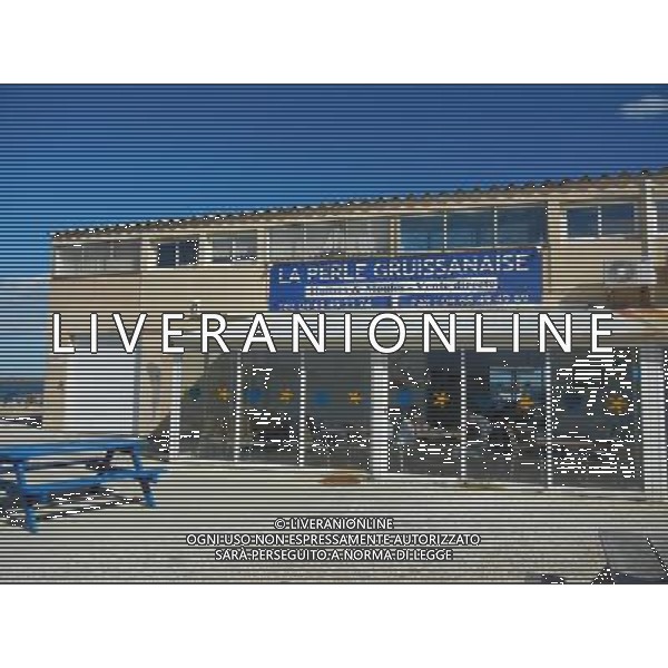 FRANCIA 08-10-2015 IL RISTORANTE TIPICO DI VENDITA DI OSTRICHE NELLA FOTO IL RISTORANTE TIPICO DI VENDITA DI OSTRICHE LE PERLE DI GROUSSAIN AG ALDO LIVERANI SAS