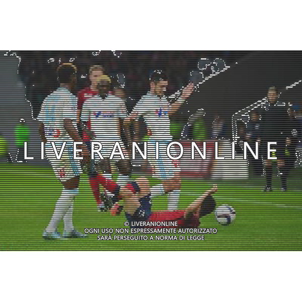 Remy CABELLA / Sebastien CORCHIA - 25.10.2015 - Lille / Marseille - 11eme journee de Ligue 1 Photo: Dave Winter / Icon Sport AG ALDO LIVERANI SAS ONLY ITALY