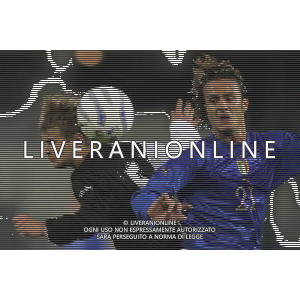 Cagliari 09/02/2005 Italia - Russia Nazionale Amichevole nella foto alberto gilardino ph agenzia aldo liverani