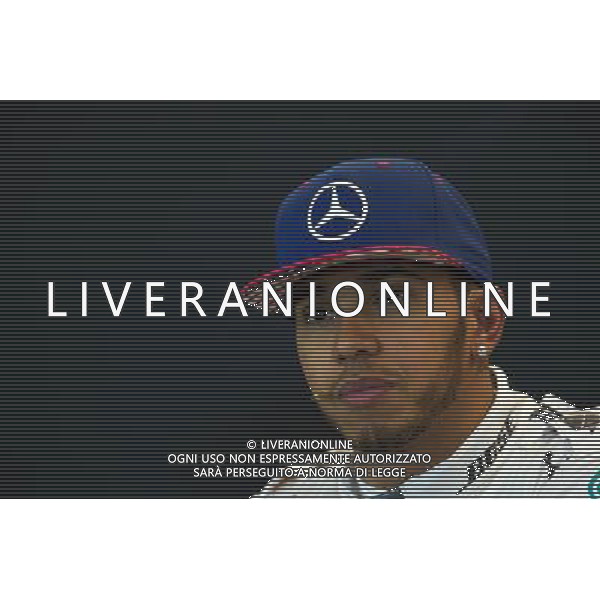 Lewis Hamilton (GBR) Mercedes AMG F1 in the post qualifying FIA Press Conference. 25.10.2015. Formula 1 World Championship, Rd 16, United States Grand Prix, Austin, Texas, USA, Race Day. /AGENZIA ALDO LIVERANI SAS - Italy Only editorial use only