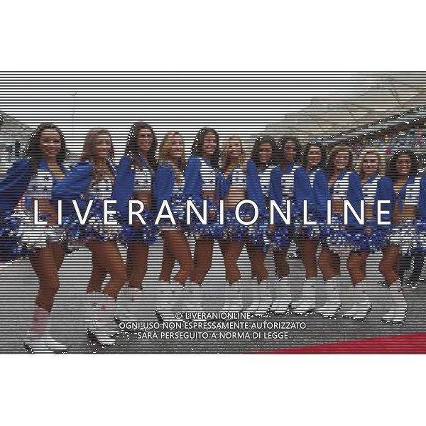 Dallas Cowboys Cheerleaders on the drivers parade. 25.10.2015. Formula 1 World Championship, Rd 16, United States Grand Prix, Austin, Texas, USA, Race Day. /AGENZIA ALDO LIVERANI SAS - Italy Only editorial use only