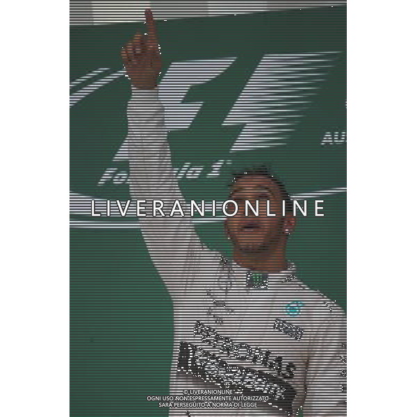 1st place and world champion Lewis Hamilton (GBR) Mercedes AMG F1. 25.10.2015. Formula 1 World Championship, Rd 16, United States Grand Prix, Austin, Texas, USA, Race Day. AG ALDO LIVERANI SAS ONLY ITALY