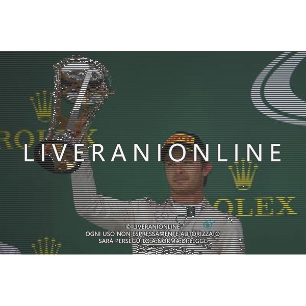 2nd place Lewis Hamilton (GBR) Mercedes AMG F1. 25.10.2015. Formula 1 World Championship, Rd 16, United States Grand Prix, Austin, Texas, USA, Race Day. - AG ALDO LIVERANI SAS ONLY ITALY