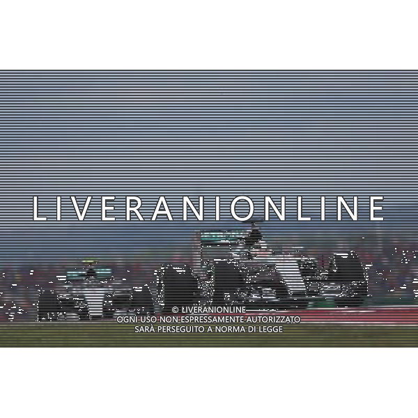 Lewis Hamilton (GBR) Mercedes AMG F1 W06. 25.10.2015. Formula 1 World Championship, Rd 16, United States Grand Prix, Austin, Texas, USA, Race Day. AG ALDO LIVERANI SAS ONLY ITALY