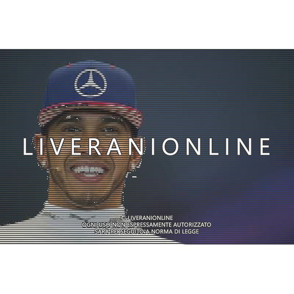 Lewis Hamilton (GBR) Mercedes AMG F1 in the FIA Press Conference. 25.10.2015. Formula 1 World Championship, Rd 16, United States Grand Prix, Austin, Texas, USA, Race Day. AG ALDO LIVERANI SAS ONLY ITALY