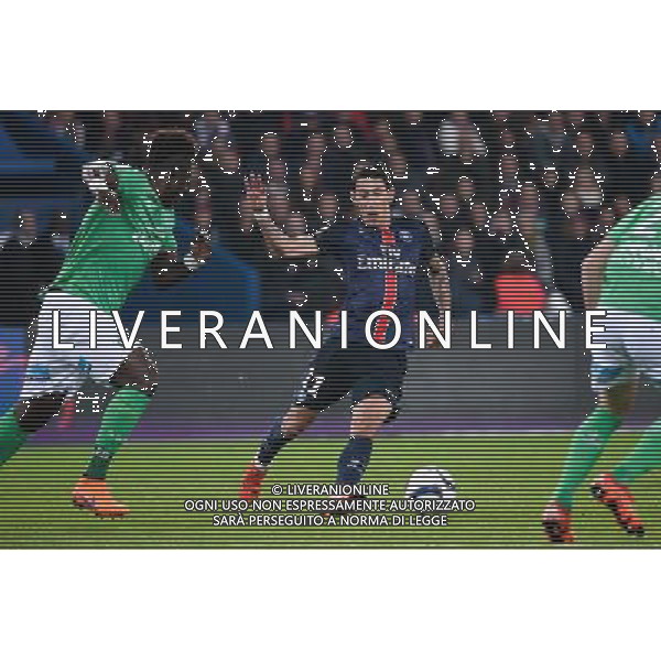 Angel DI MARIA - 25.10.2015 - PSG / Saint Etienne - 11eme journee Ligue 1 Photo : Nolwenn Le Gouic / Icon Sport /AGENZIA ALDO LIVERANI SAS - Italy Only editorial use only