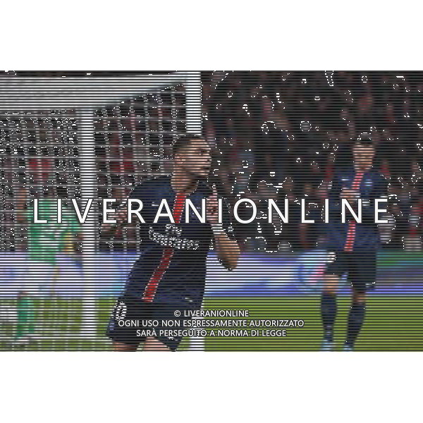 joie Layvin KURZAWA - 25.10.2015 - PSG / Saint Etienne - 11eme journee Ligue 1 Photo : Nolwenn Le Gouic / Icon Sport /AGENZIA ALDO LIVERANI SAS - Italy Only editorial use only