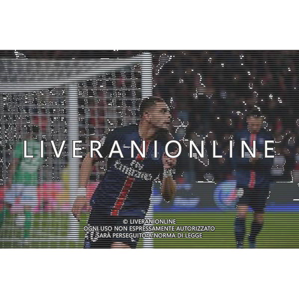 joie Layvin KURZAWA - 25.10.2015 - PSG / Saint Etienne - 11eme journee Ligue 1 Photo : Nolwenn Le Gouic / Icon Sport /AGENZIA ALDO LIVERANI SAS - Italy Only editorial use only