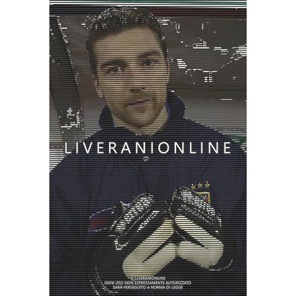 Cagliari 9 febbraio 2005 Italia - Russia amichevole nella foto: De Sanctis Morgan foto Andry / Ag. Aldo Liverani