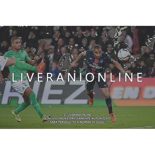 but Lucas MOURA - 25.10.2015 - PSG / Saint Etienne - 11eme journee Ligue 1 Photo : Nolwenn Le Gouic / Icon Sport /AGENZIA ALDO LIVERANI SAS - Italy Only editorial use only