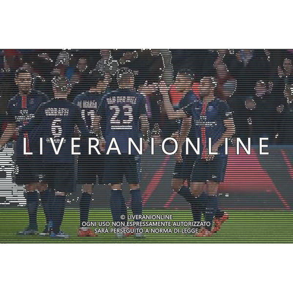 joie Lucas MOURA - 25.10.2015 - PSG / Saint Etienne - 11eme journee Ligue 1 Photo : Nolwenn Le Gouic / Icon Sport /AGENZIA ALDO LIVERANI SAS - Italy Only editorial use only