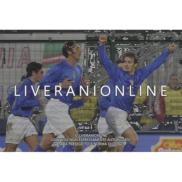 Cagliari 9 febbraio 2005 Italia - Russia amichevole nella foto: Gilardino Alberto foto Andry / Ag. Aldo Liverani