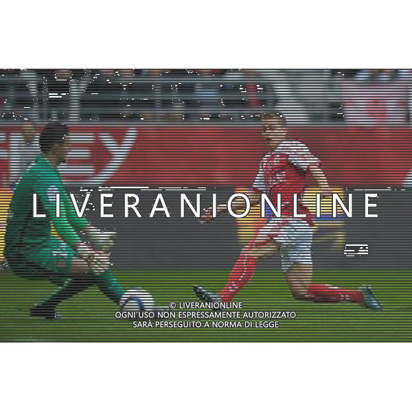 Nicolas De Preville / Danijel Subasic - 25.10.2015 - Reims / Monaco - 11eme journee de Ligue 1 Photo : Andre Ferreira / Icon Sport AG ALDO LIVERANI SAS ONLY ITALY