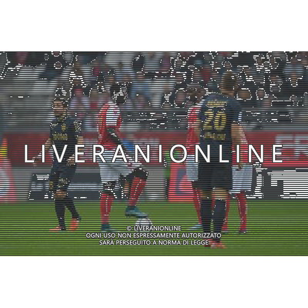 deception Reims / Grejohn Kyei / Prince Oniangue - 25.10.2015 - Reims / Monaco - 11eme journee de Ligue 1 Photo : Andre Ferreira / Icon Sport AG ALDO LIVERANI SAS ONLY ITALY