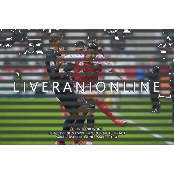Diego Rigonato Rodrigues / Fabinho / Nabil Dirar - 25.10.2015 - Reims / Monaco - 11eme journee de Ligue 1 Photo : Andre Ferreira / Icon Sport AG ALDO LIVERANI SAS ONLY ITALY