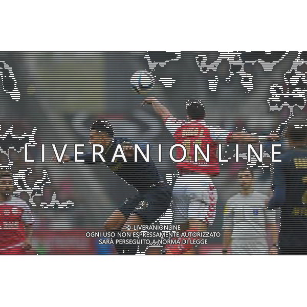 Nabil Dirar / Diego Rigonato Rodrigues - 25.10.2015 - Reims / Monaco - 11eme journee de Ligue 1 Photo : Andre Ferreira / Icon Sport AG ALDO LIVERANI SAS ONLY ITALY