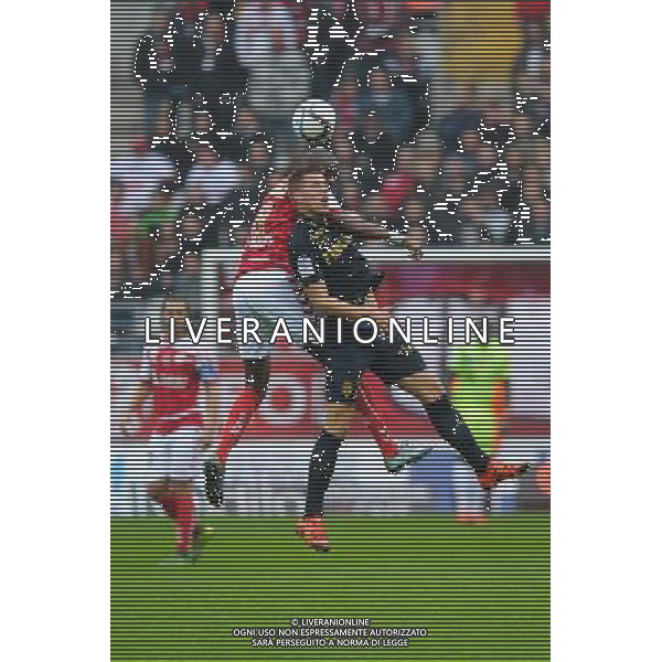 Mario Pasalic / Prince Oniangue - 25.10.2015 - Reims / Monaco - 11eme journee de Ligue 1 Photo : Andre Ferreira / Icon Sport AG ALDO LIVERANI SAS ONLY ITALY