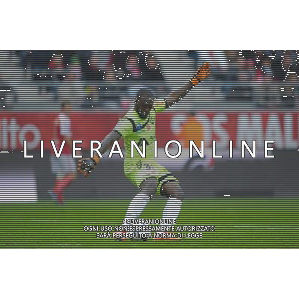 Johny Placide - 25.10.2015 - Reims / Monaco - 11eme journee de Ligue 1 Photo : Andre Ferreira / Icon Sport AG ALDO LIVERANI SAS ONLY ITALY