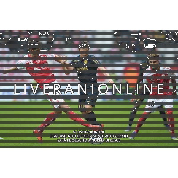 Bernardo Silva / Anthony Weber / Frederic Bulot - 25.10.2015 - Reims / Monaco - 11eme journee de Ligue 1 Photo : Andre Ferreira / Icon Sport AG ALDO LIVERANI SAS ONLY ITALY