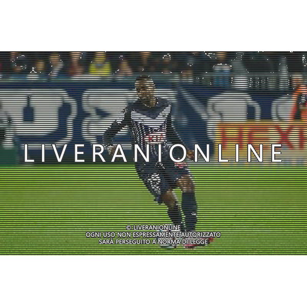 Maxime Poundje - 25.10.2015 - Bordeaux / Troyes - 11eme journee de Ligue 1 Photo : Caroline Blumberg / Icon Sport/AGENZIA ALDO LIVERANI SAS - ITALY ONLY EDITORIAL USE ONLY