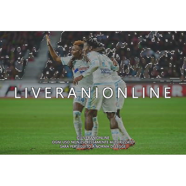 Joie Michy BATSHUAYI - 25.10.2015 - Lille / Marseille - 11eme journee de Ligue 1 Photo: Dave Winter / Icon Sport/AGENZIA ALDO LIVERANI SAS - ITALY ONLY EDITORIAL USE ONLY