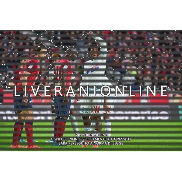 Michy BATSHUAYI - 25.10.2015 - Lille / Marseille - 11eme journee de Ligue 1 Photo: Dave Winter / Icon Sport/AGENZIA ALDO LIVERANI SAS - ITALY ONLY EDITORIAL USE ONLY