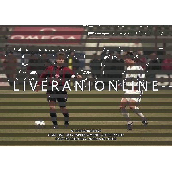 11-03-1999 MILAN DINAMO KIEV NELLA FOTO ROBERTO DONADONI AG ALDO LIVERANI SAS