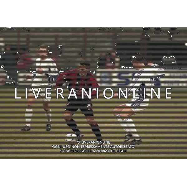11-03-1999 MILAN DINAMO KIEV NELLA FOTO ROBERTO DONADONI AG ALDO LIVERANI SAS