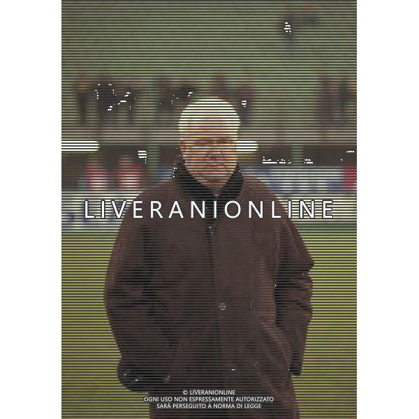 11-03-1999 MILAN DINAMO KIEV NELLA FOTO Valeri Lobanovsky AG ALDO LIVERANI SAS