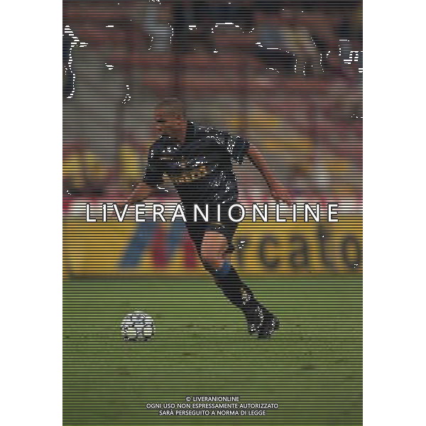 MILANO COPPA UEFA 16-09-1997 INTER -NEUCHATEL XAMAX NELLA FOTO RONALDO AG ALDO LIVERANI SAS