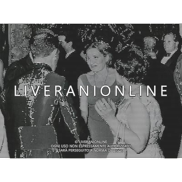 EDDA MUSSOLINI CONIUGATA CIANO NELLA SEDE DELL\'AMBASCIATA DEL BRASILE A ROMA DURANTE UNA SFILATA DI MODA - LUGLIO 1963 - RETROSPETTIVA ©ARCHIVIO/AGENZIA ALDO LIVERANI SAS