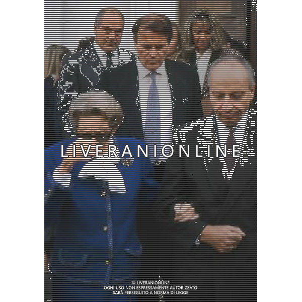 EDDA MUSSOLINI CONIUGATA CIANO AL MATRIMONIO DELLA NIPOTE ALESSANDRA A PREDAPPIO IL 28 OTTOBRE 1989 - RETROSPETTIVA ©ARCHIVIO/AGENZIA ALDO LIVERANI SAS