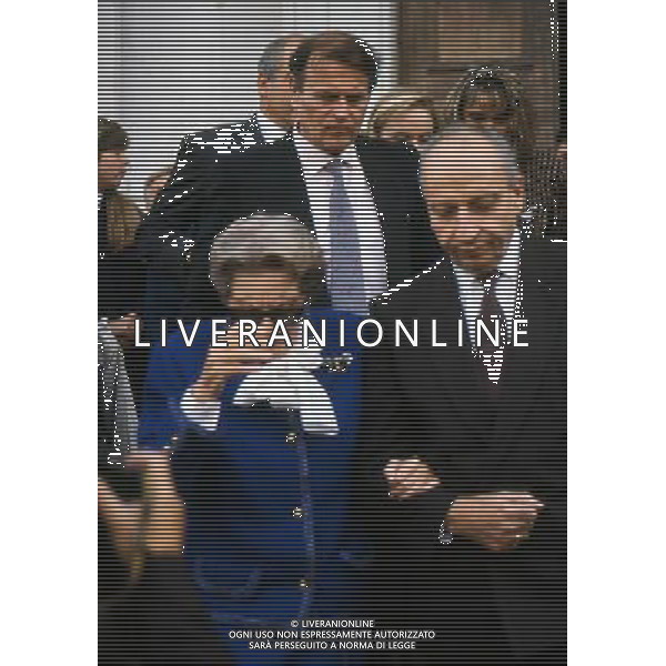 EDDA MUSSOLINI CONIUGATA CIANO AL MATRIMONIO DELLA NIPOTE ALESSANDRA A PREDAPPIO IL 28 OTTOBRE 1989 - RETROSPETTIVA ©ARCHIVIO/AGENZIA ALDO LIVERANI SAS