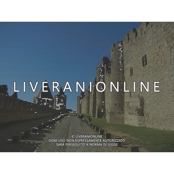 FRANCIA 2015 CARCASSONE NELLA FOTO Carcassonne  una cittˆ francese situata nel dipartimento dell\'Aude, del quale  capoluogo, nella regione della Linguadoca-Rossiglione AG ALDO LIVERANI SAS
