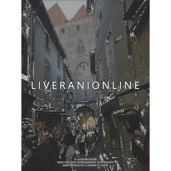 FRANCIA 2015 CARCASSONE NELLA FOTO Carcassonne  una cittˆ francese situata nel dipartimento dell\'Aude, del quale  capoluogo, nella regione della Linguadoca-Rossiglione AG ALDO LIVERANI SAS