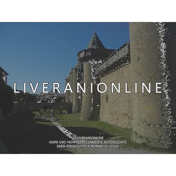 FRANCIA 2015 CARCASSONE NELLA FOTO Carcassonne  una cittˆ francese situata nel dipartimento dell\'Aude, del quale  capoluogo, nella regione della Linguadoca-Rossiglione AG ALDO LIVERANI SAS