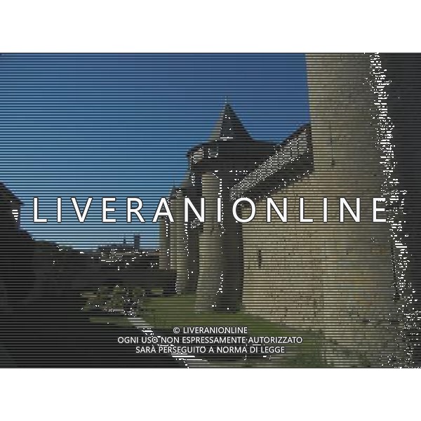 FRANCIA 2015 CARCASSONE NELLA FOTO Carcassonne  una cittˆ francese situata nel dipartimento dell\'Aude, del quale  capoluogo, nella regione della Linguadoca-Rossiglione AG ALDO LIVERANI SAS