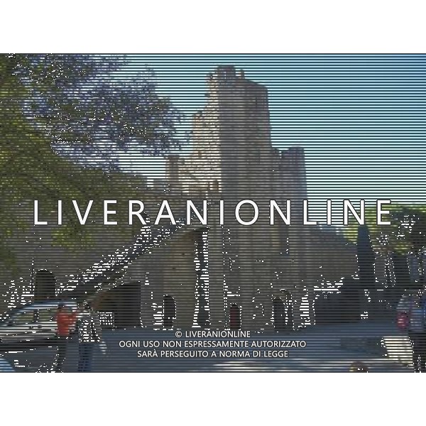 FRANCIA 2015 CARCASSONE NELLA FOTO Carcassonne  una cittˆ francese situata nel dipartimento dell\'Aude, del quale  capoluogo, nella regione della Linguadoca-Rossiglione AG ALDO LIVERANI SAS