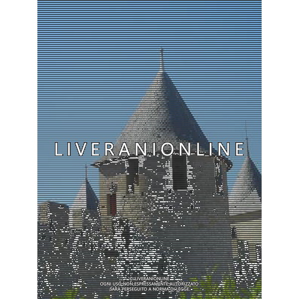 FRANCIA 2015 CARCASSONE NELLA FOTO Carcassonne  una cittˆ francese situata nel dipartimento dell\'Aude, del quale  capoluogo, nella regione della Linguadoca-Rossiglione AG ALDO LIVERANI SAS
