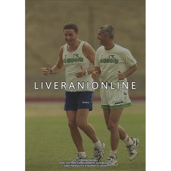 SPORTILIA CESENA RADUNO ARBITRI 1997-1998 NELLA FOTO MASSIMO DE SANTIS-DANIELE TOMBOLINI AG ALDO LIVERANI SAS