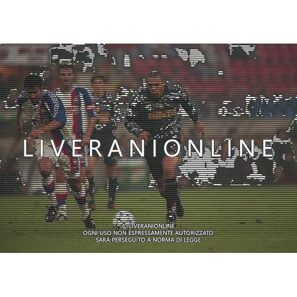 MILAN COPPA UEFA 21-10-1997 INTER OLYMPIC LIONE NELLA FOTO RONALDO AG ALDO LIVERANI SAS