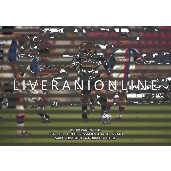 MILAN COPPA UEFA 21-10-1997 INTER OLYMPIC LIONE NELLA FOTO RONALDO AG ALDO LIVERANI SAS