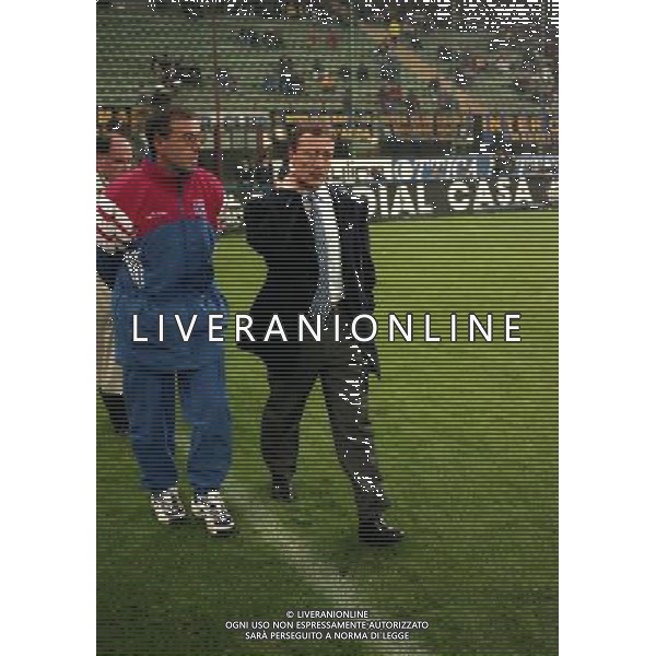 MILAN COPPA UEFA 21-10-1997 INTER OLYMPIC LIONE NELLA FOTO Bernard Lacombe AG ALDO LIVERANI SAS