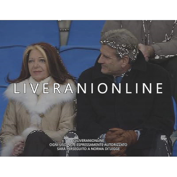 09/02/2005 PARTITA DI BENEFICENZA FRA INTER E STEAUA BUCAREST NELLA FOTO: BEDY MORATTI E FACCHETTI GIACINTO FOTO BARATTINI ALEXANDRO/AG. ALDO LIVERANI