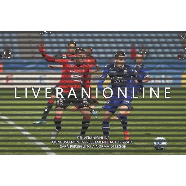 Florian RASPENTINO - 27.10.2015 - Bastia / Rennes - Coupe de la Ligue 2015/2016 Photo : Michel Maestracci / Icon Sport/AGENZIA ALDO LIVERANI SAS - ITALY ONLY EDITORIAL USE ONLY