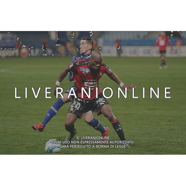 Florian RASPENTINO / Yacouba SYLLA - 27.10.2015 - Bastia / Rennes - Coupe de la Ligue 2015/2016 Photo : Michel Maestracci / Icon Sport/AGENZIA ALDO LIVERANI SAS - ITALY ONLY EDITORIAL USE ONLY